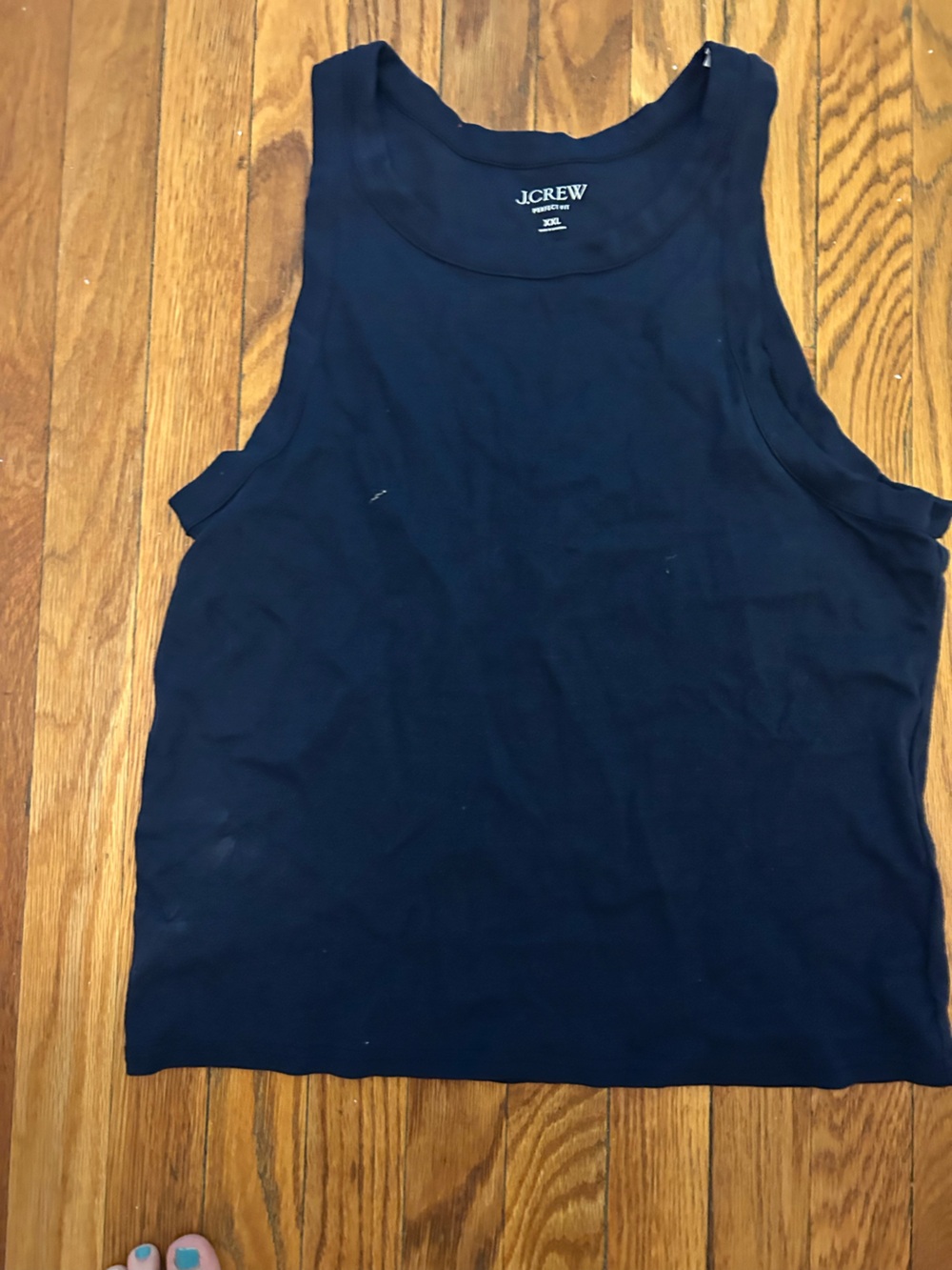 J. Crew Classic Navy Crewneck Tank